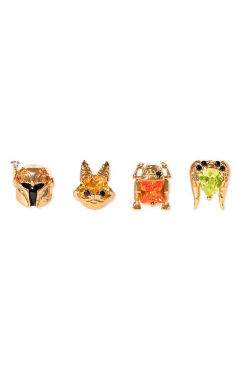 Star Wars™ Ahsoka Rebel Crew Set of 4 Single Stud Earrings