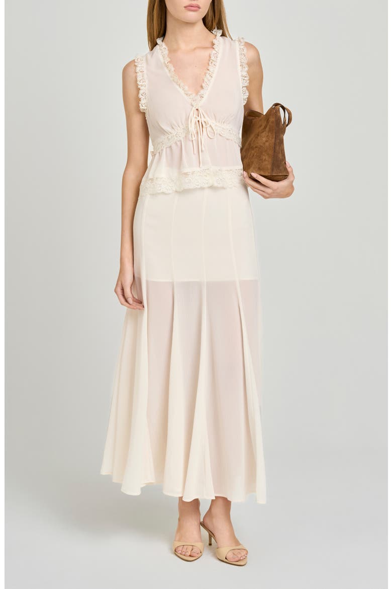 Norah Semisheer Skirt, Alternate, color, IVORY