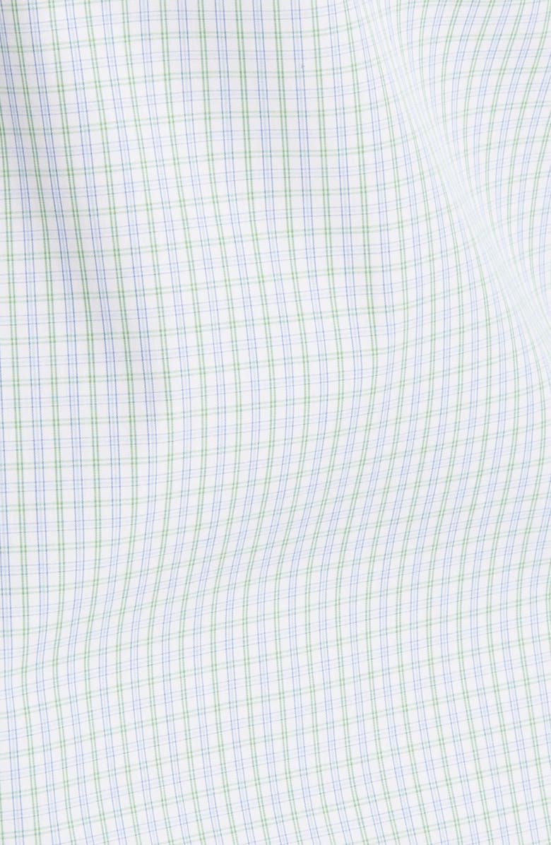 Duchamp Men's Tailored Fit Check Dress Shirt, Alternate, color, Green