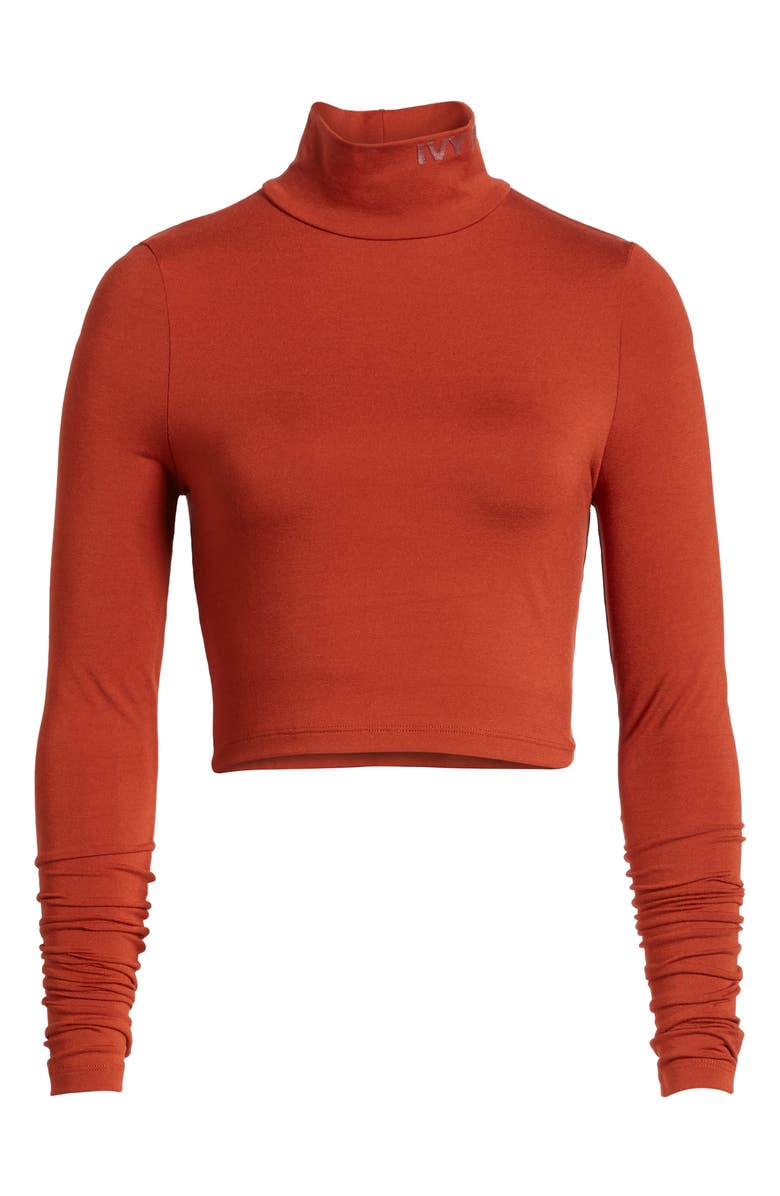 IVY PARK<sup>®</sup> Open Back Crop Turtleneck, Alternate, color, 