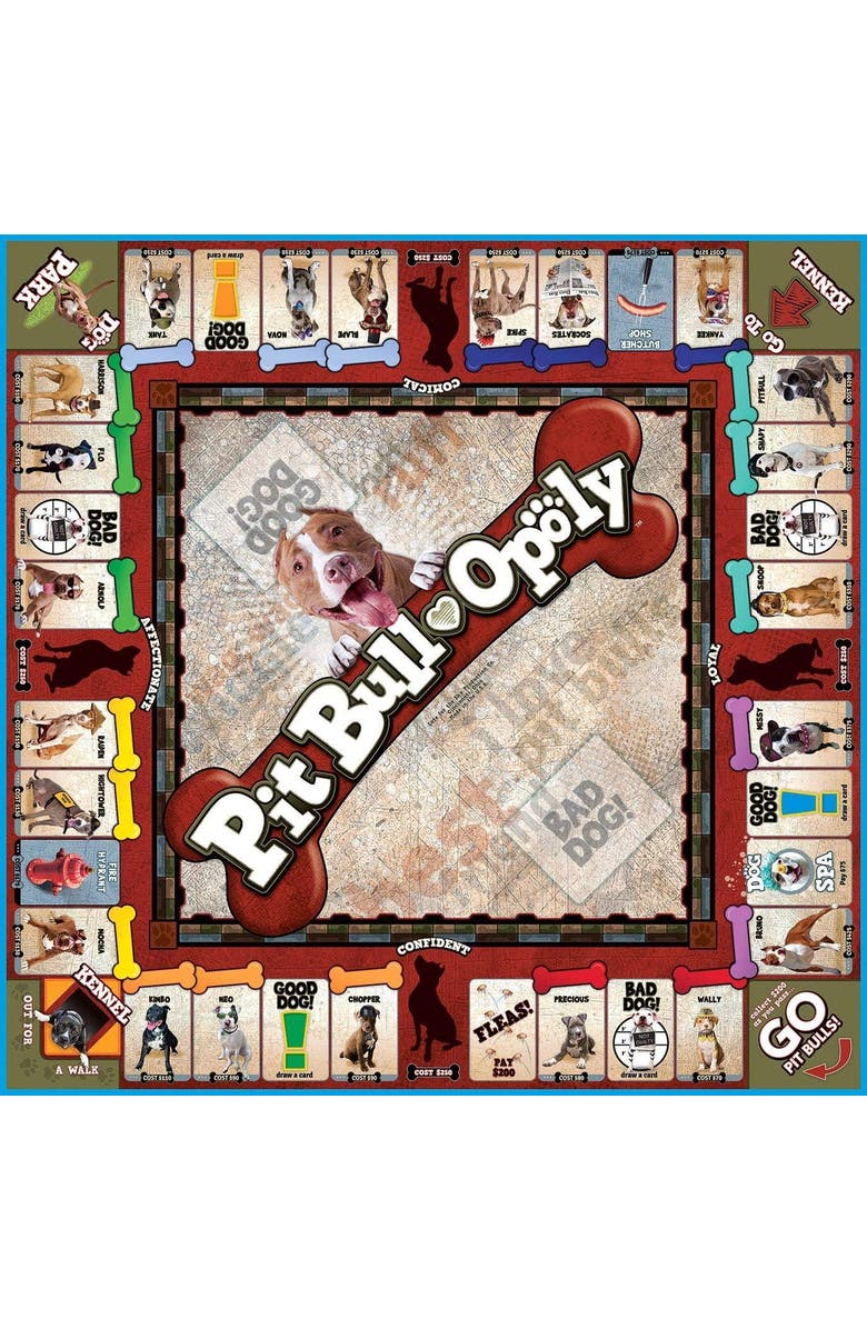 Late for the Sky Pitb Pit Bullopoly Board Games, Alternate, color, Multicolored