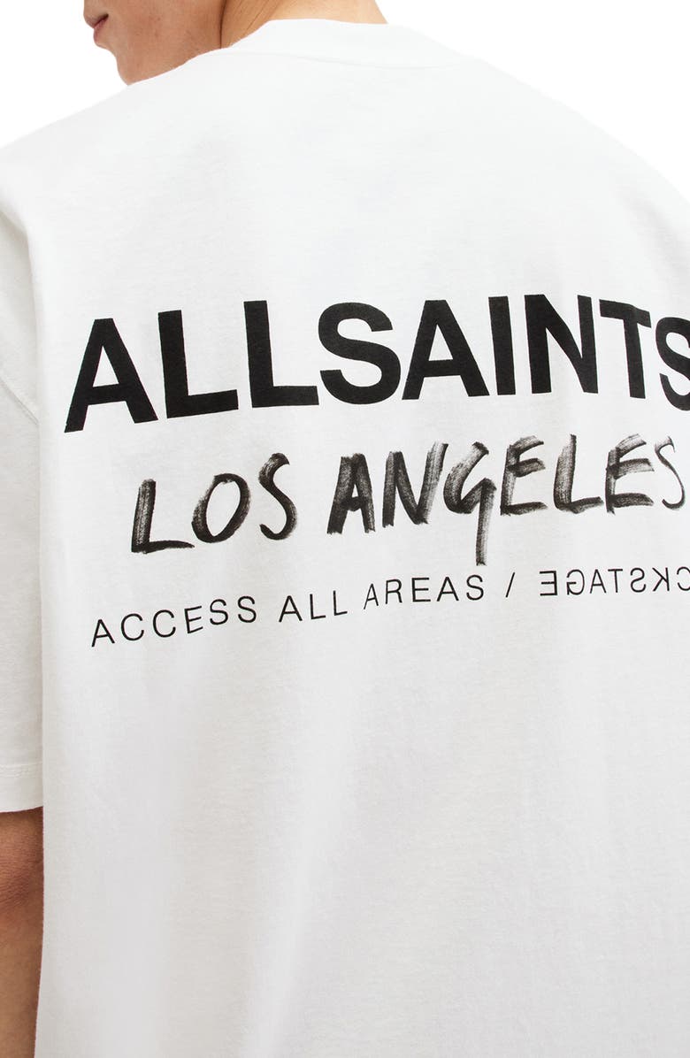 AllSaints Los Angeles Logo Graphic T-Shirt, Alternate, color, 
