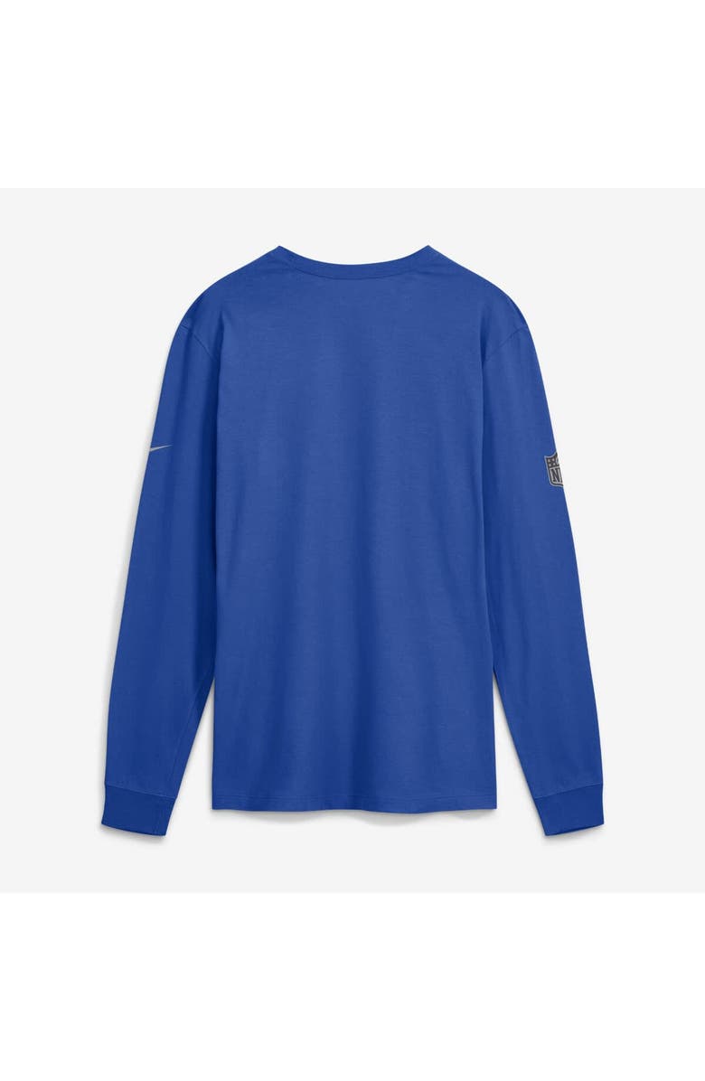 Nike Men's Nike Royal Los Angeles Rams Sideline Bold Arch Star Dri-FIT Long Sleeve T-Shirt, Alternate, color, Royal