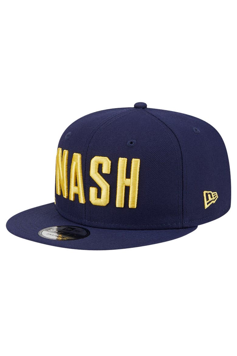 Men's New Era Navy Nashville SC Jumbo 9FIFTY Snapback Hat, Alternate, color, Navy