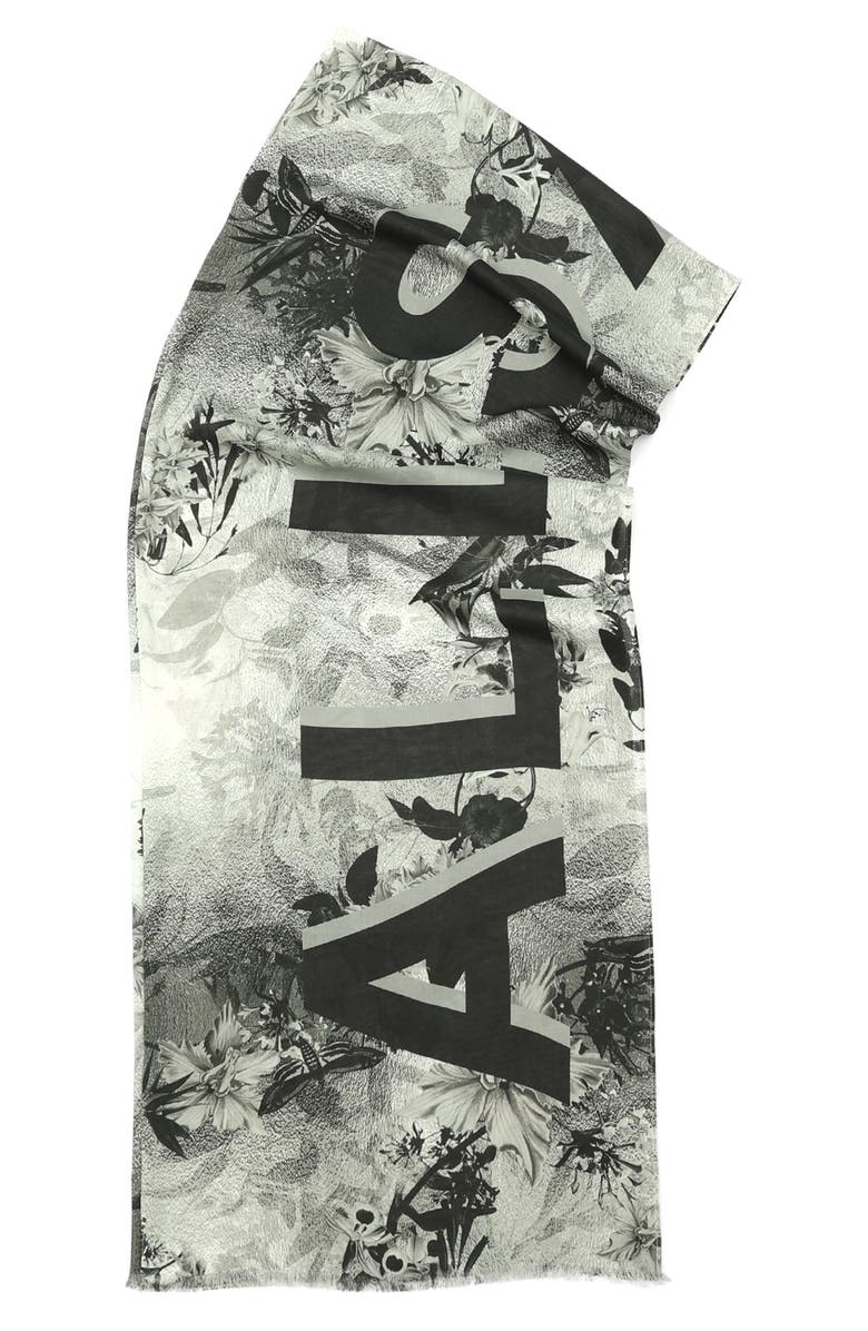 AllSaints Audrey Oblong Scarf, Alternate, color, 