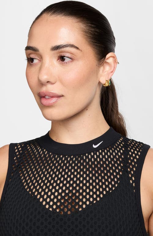 Nike Indy Net Light-support Padded Sports Bra In Black