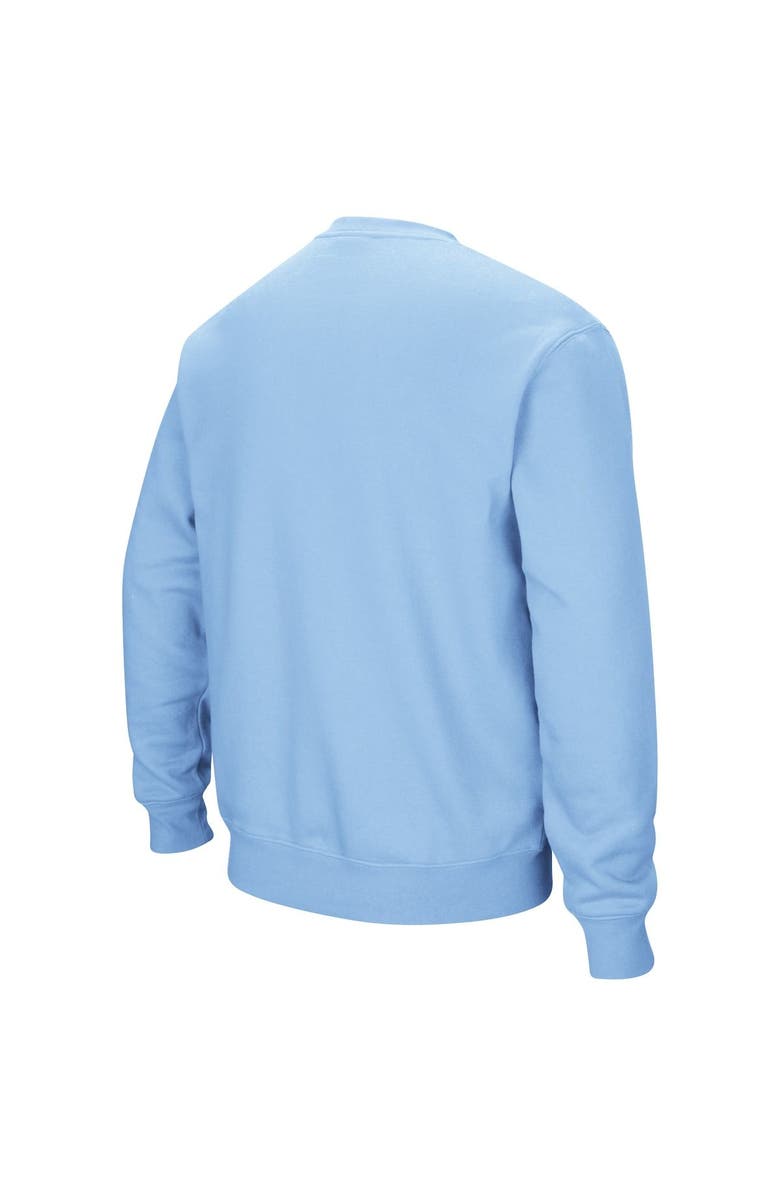 COLOSSEUM Men's Colosseum Blue Citadel Bulldogs Arch Over Logo Pullover Sweatshirt, Alternate, color, 