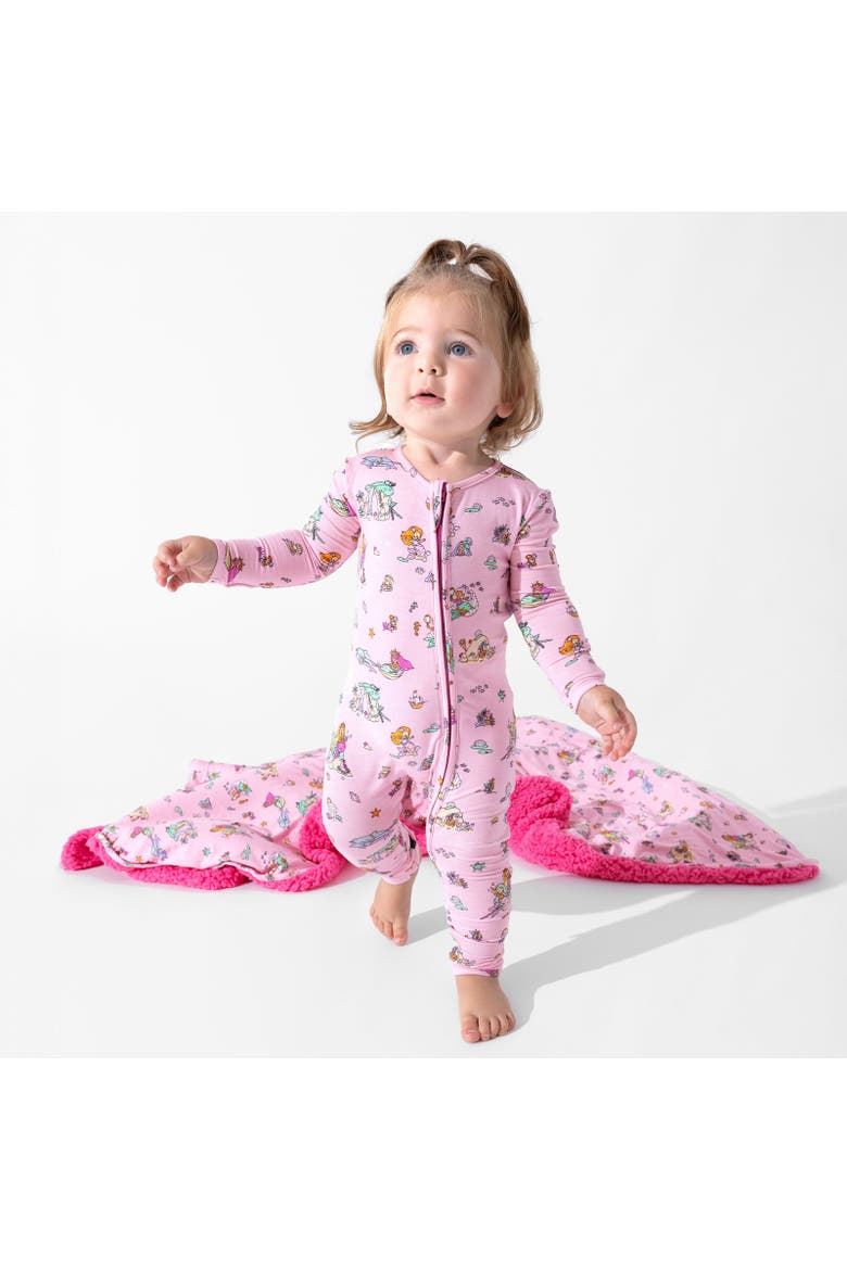 Baby Mermaid Lagoon Convertible Footie, Alternate, color, Mermaid Lagoon