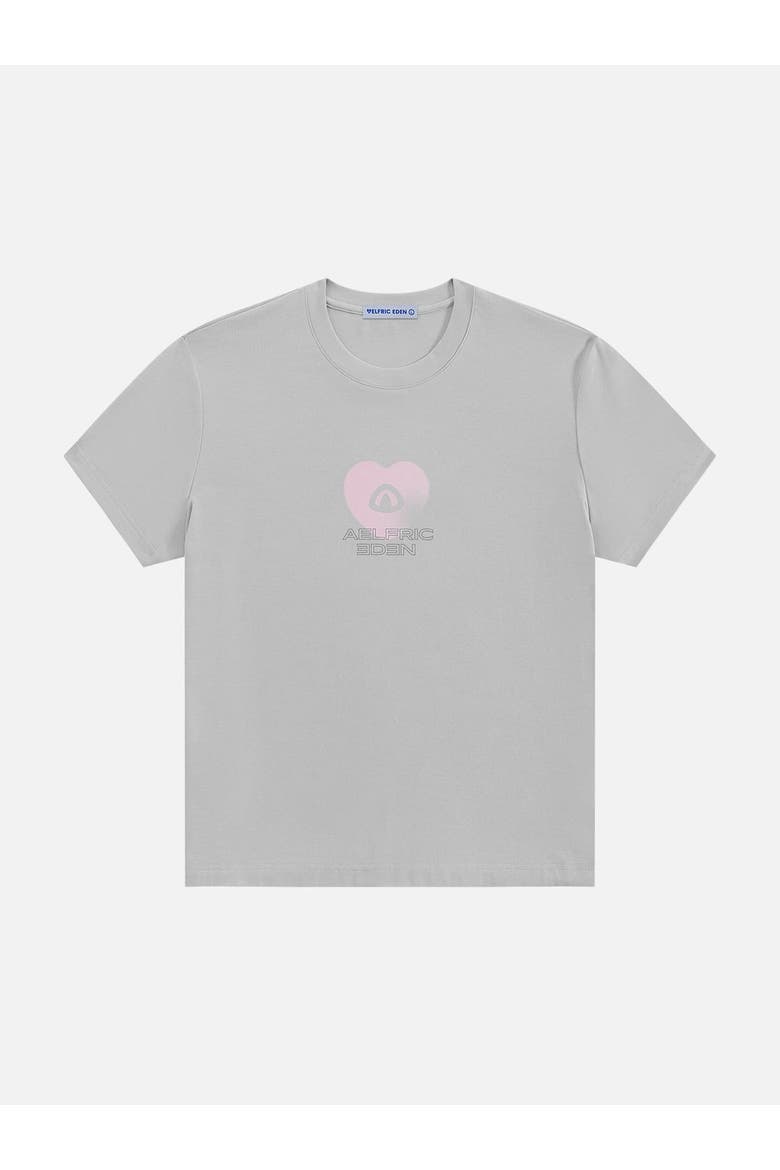Heart Graphic Tee, Alternate, color, Grey