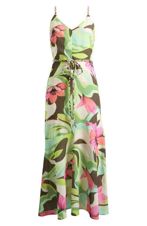Sam Edelman Palm Royal Midi Dress In Green
