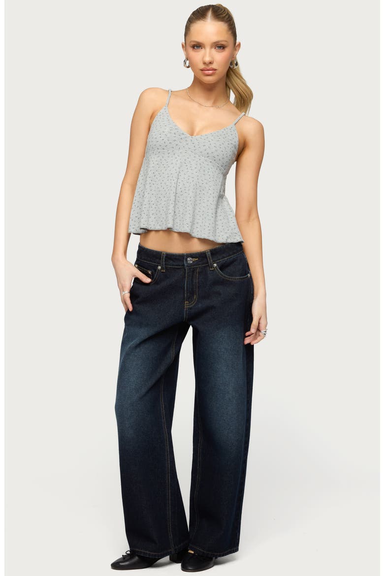 Raelynn Wide Leg Jeans, Alternate, color, DARK-BLUE-WASHED