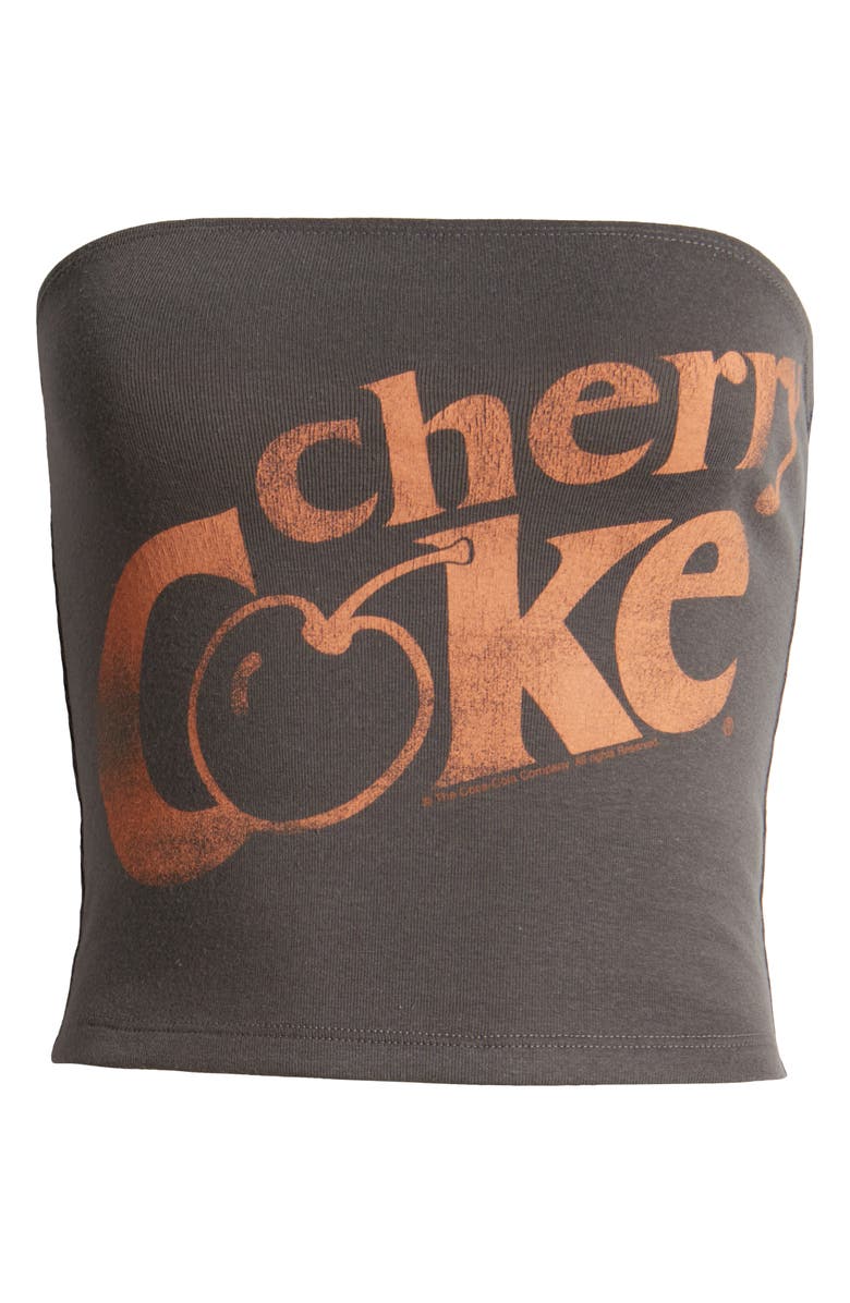 Junk Food Cherry Coke Graphic Tube Top, Alternate, color, 