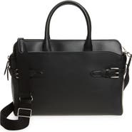 Ralph Lauren Purple Label Bedford Calfskin Leather Briefcase