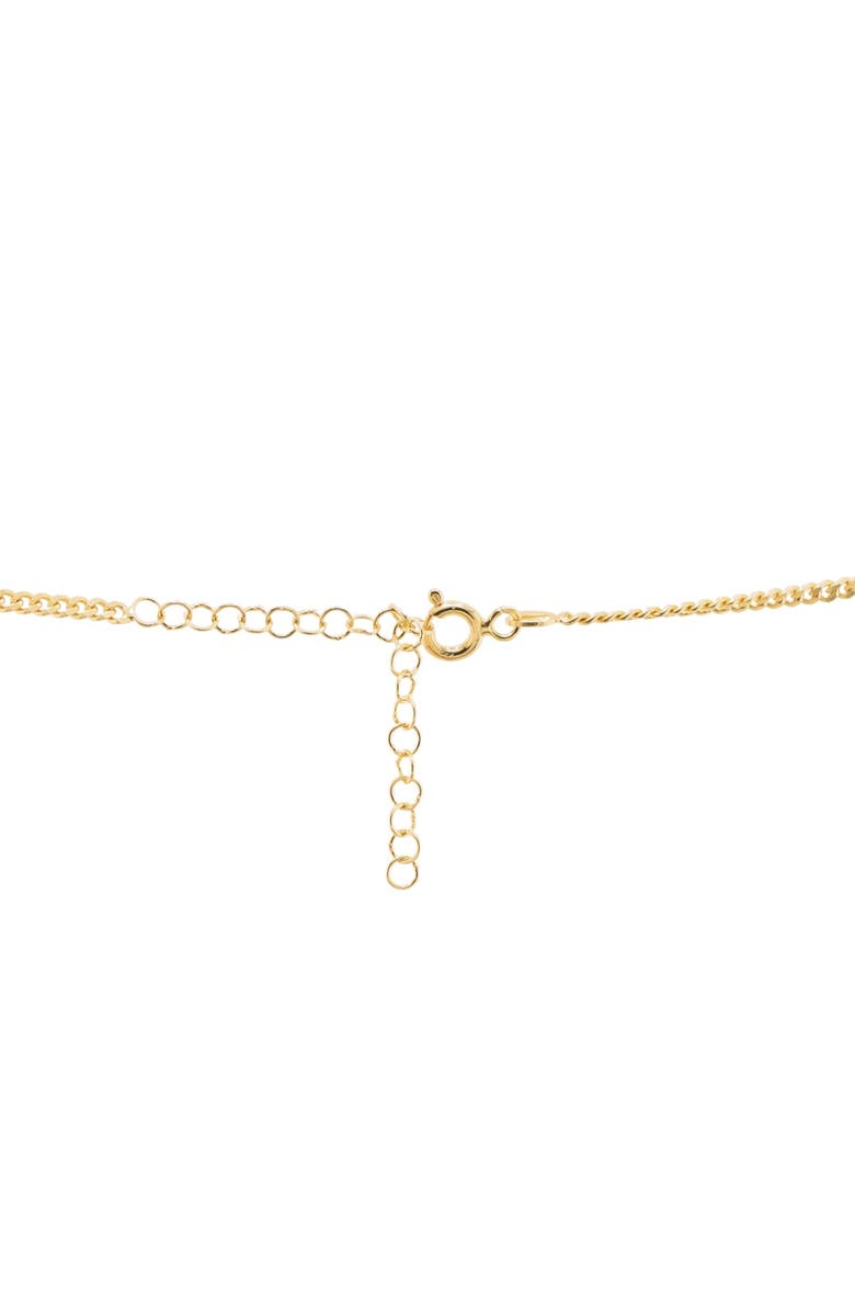 AMERICAN EXCHANGE CZ Fringe Necklace, Alternate, color, Gold