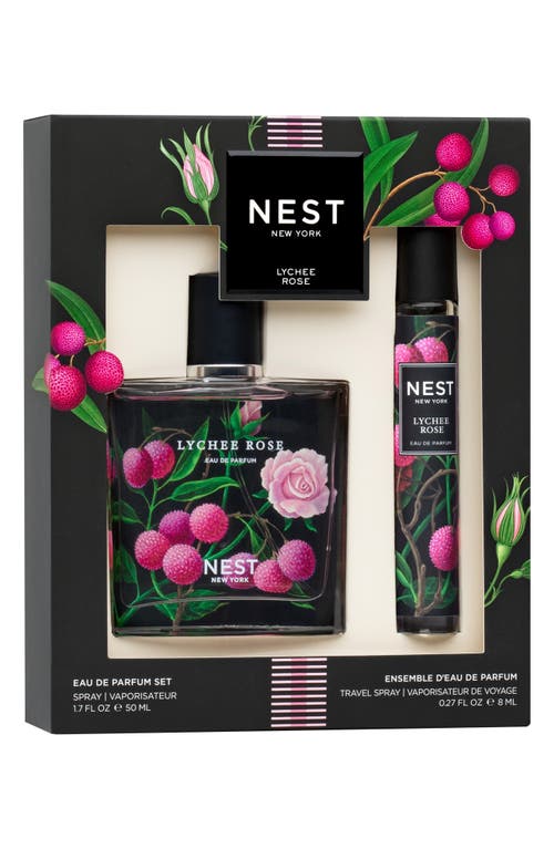 Nest New York Lychee Rose 2-piece Perfume Set $124 Value In Transparent