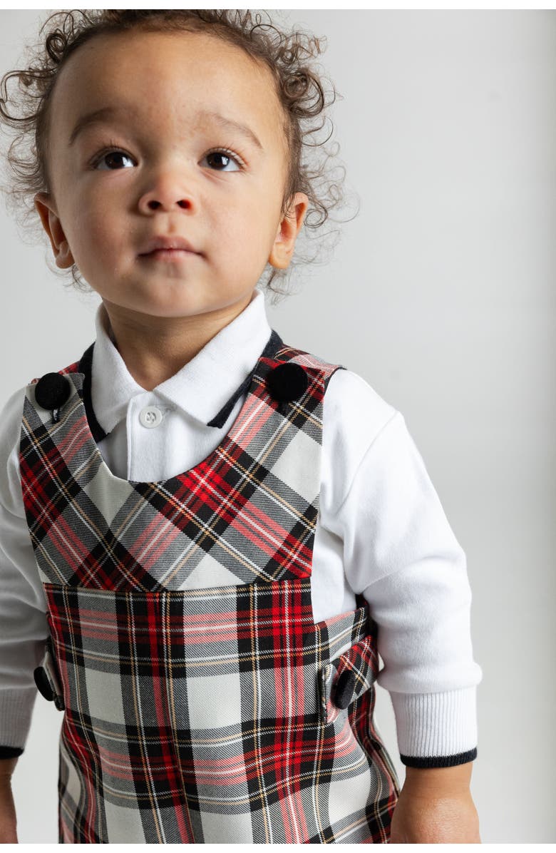 Florence Eiseman Plaid Shortall, Alternate, color, Red And White Plaid