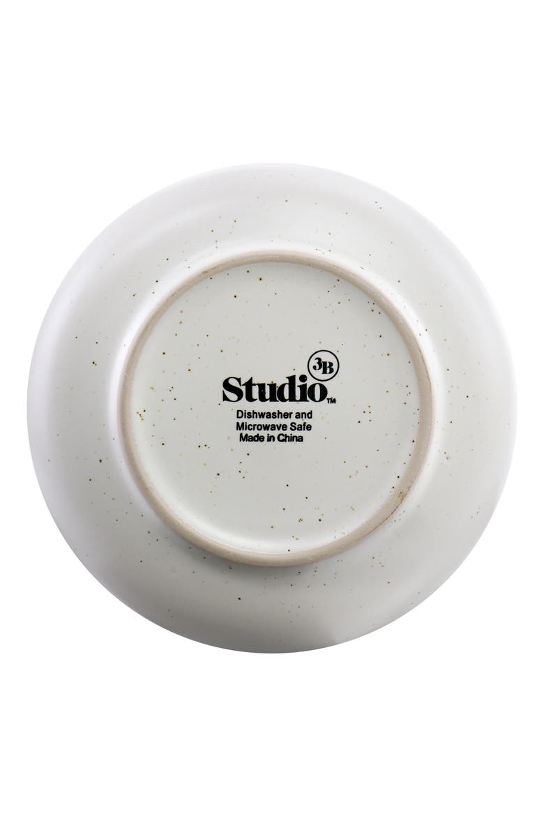Mio 6 piece 5.5 Inch Round Stoneware Bowl Set, Alternate, color, Sea Salt