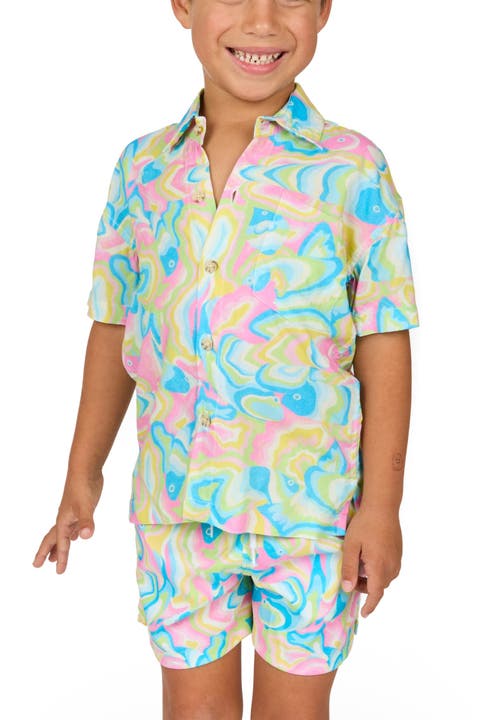 The St. Lucia - Boys Hawaiian Shirt