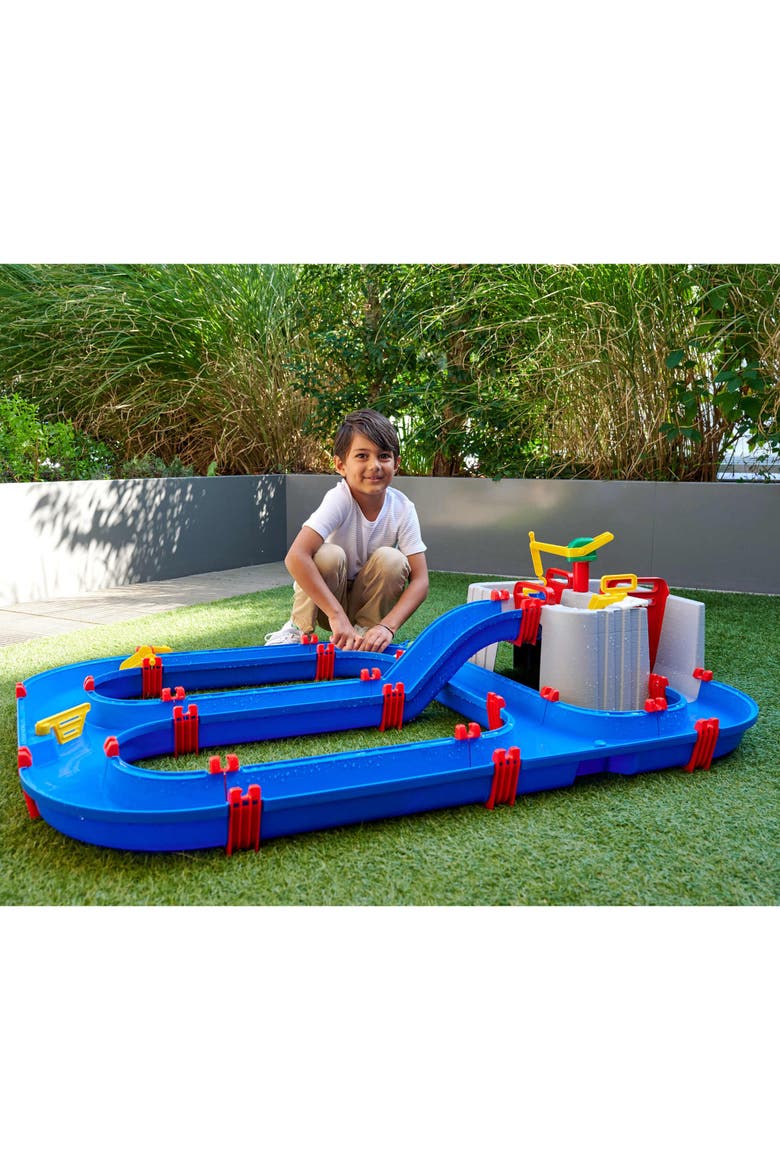Harbor Waterway Playset, 3 Toy Boats & 2 Animal Figures, Kids 3+, Alternate, color, Multicolored