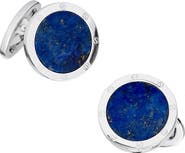 Jan Leslie Rivet Etch Sterling Cufflinks