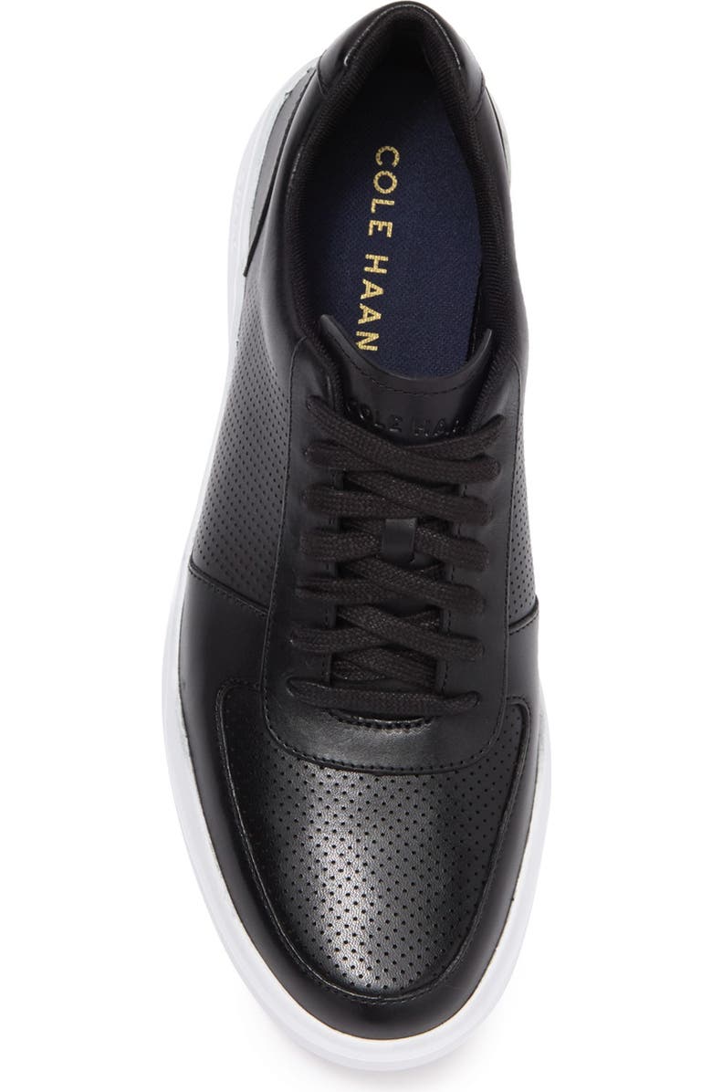 Cole Haan Grand Crosscourt Modern Perforated Sneaker - Wide Width Available, Alternate, color, Black
