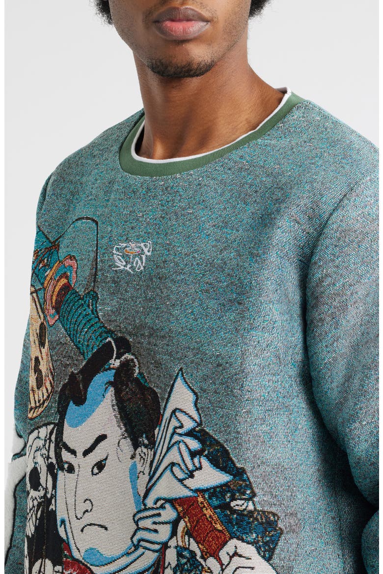 Nozarashi Gosuke Sweatshirt, Alternate, color, GRAY
