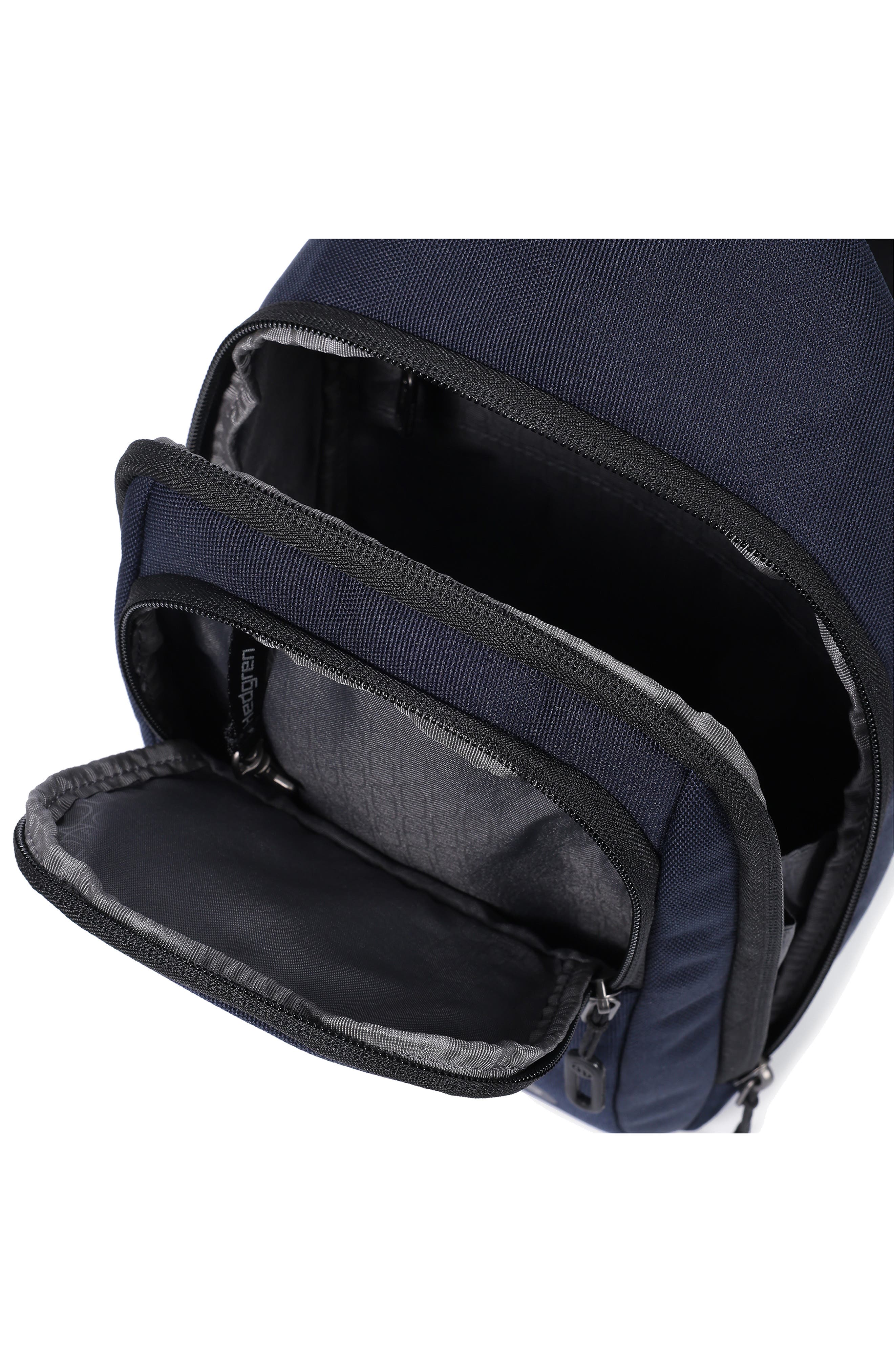 Sling Bag with RFID-Blocking Pocket, Alternate, color, PEACOAT BLUE