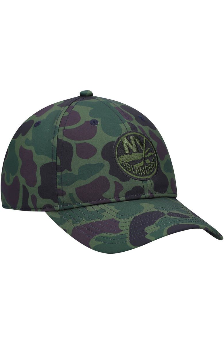 adidas Men's adidas Camo New York Islanders Locker Room Slouch Adjustable Hat, Alternate, color, Camo