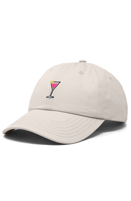 Dalix Cosmo Embroidered Casual Hat In Beige