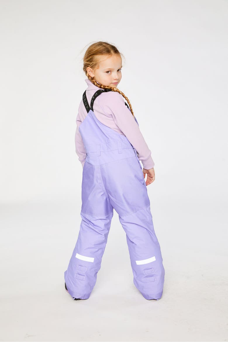 Play Adjustable Reinforced Knees Overall Snow Bib, Alternate, color, Violet