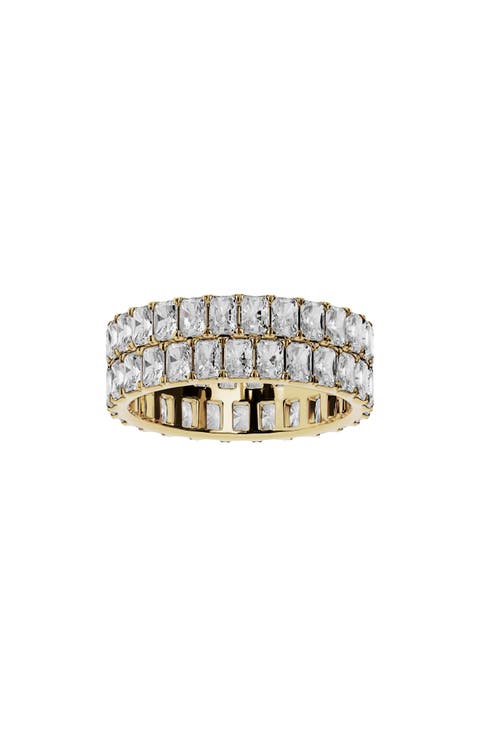 18K Gold Lab Created Diamond Eternity Ring - 4.2 ctw (Nordstrom Exclusive)