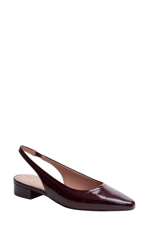 Women's Burgundy Low & Kitten Heels | Nordstrom