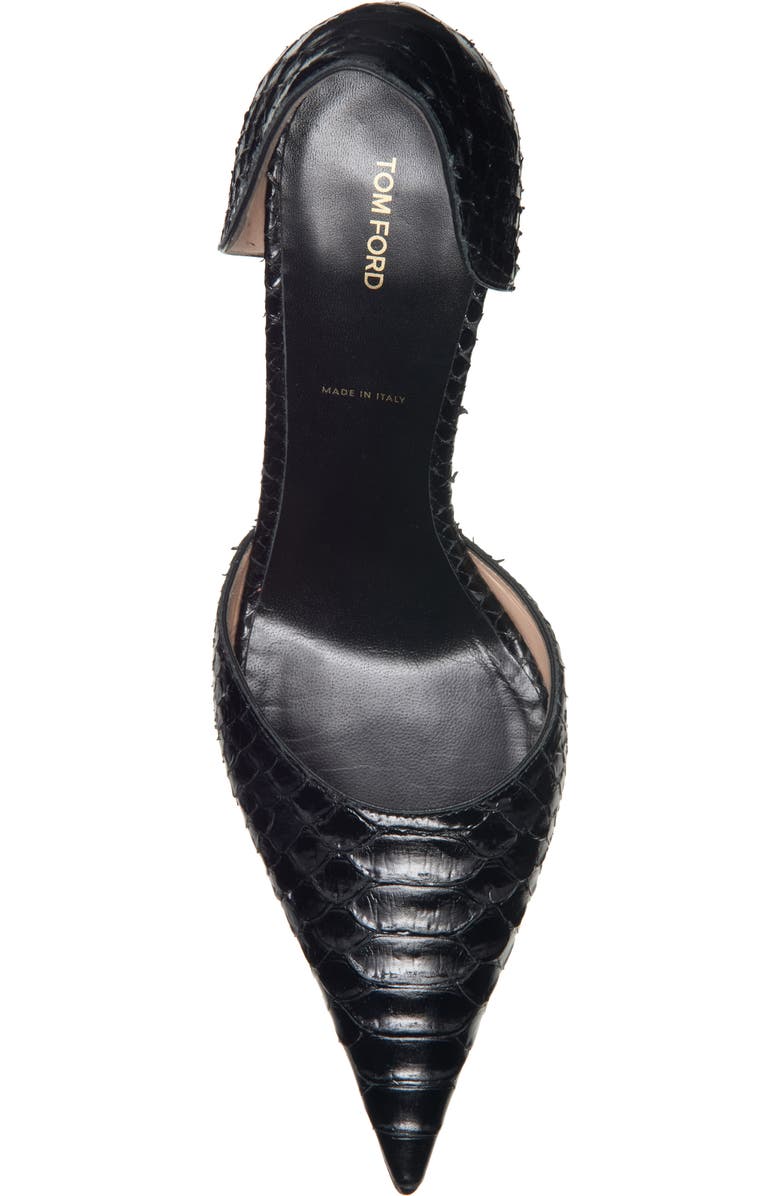 TOM FORD Stiletto d'Orsay Pump, Alternate, color, Black