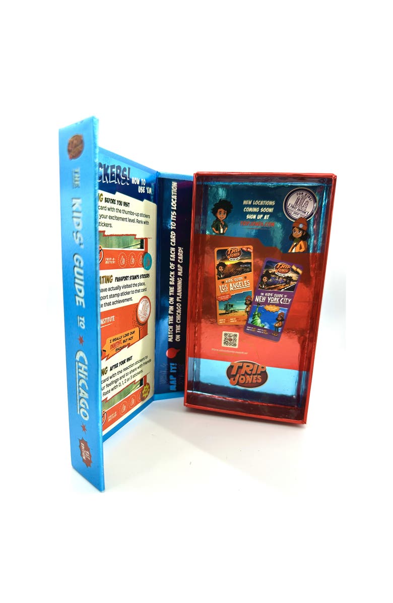 Trip Jones Kids Guide To Chicago Collectible Cards, Play Eat Explore, Ages 6+, Alternate, color, Multicolored