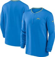 Nike Men's Nike Powder Blue Los Angeles Chargers Coach Half-Zip Sweatshirt