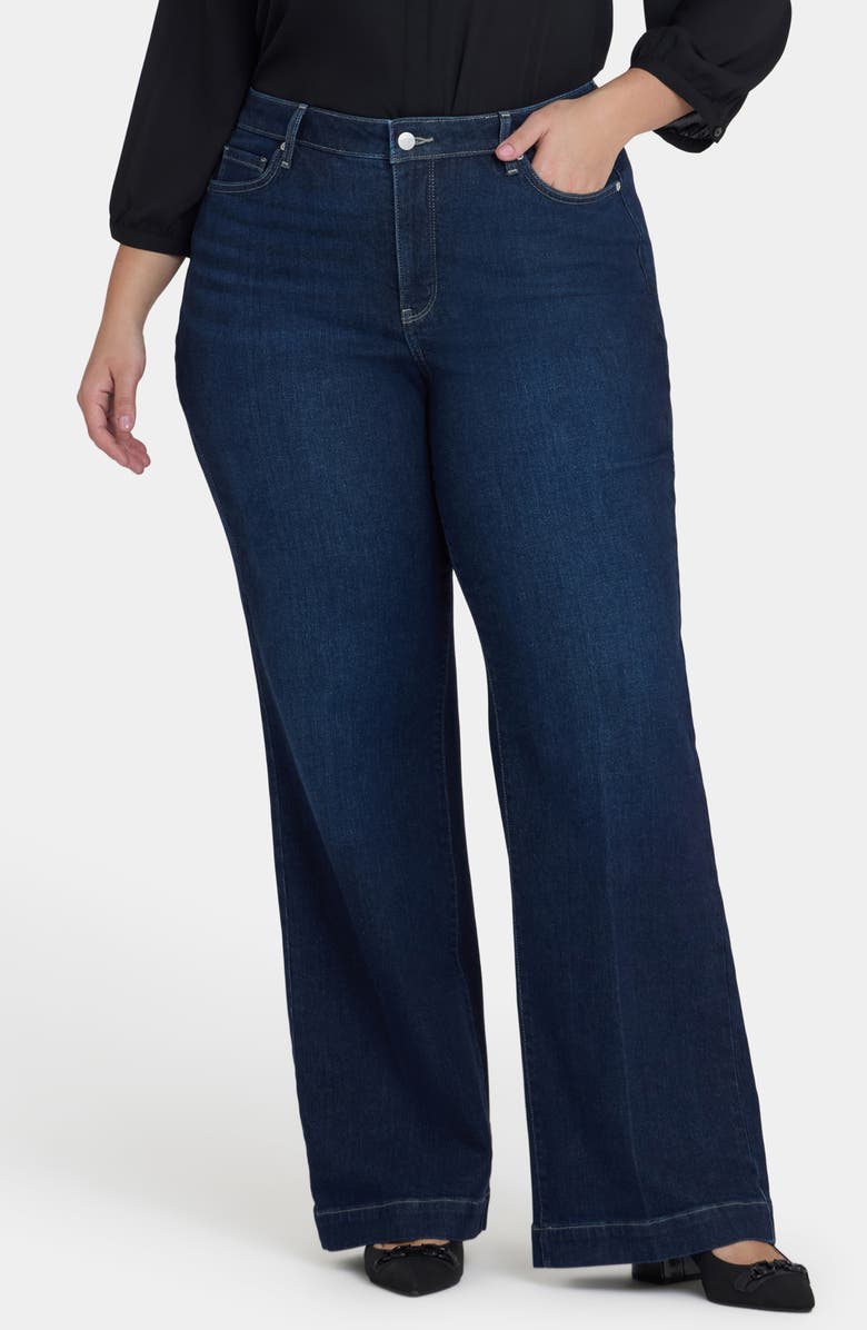 NYDJ Teresa Wide Leg Jeans, Main, color, Midnight Breeze