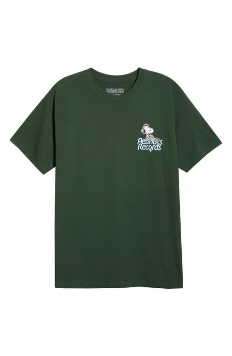 Peanuts® Records Cotton Graphic T-Shirt