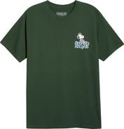The Forecast Agency Peanuts® Records Cotton Graphic T-Shirt