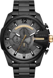 DIESEL® Mega Chief Chronograph Bracelet Watch, 51mm