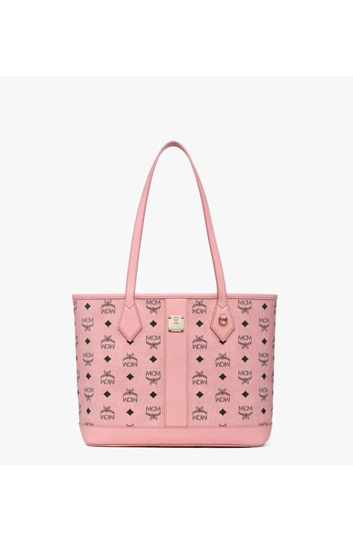 Mcm New Small Liz Shopper In Pink