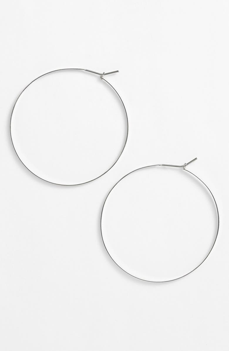 Nordstrom 'Whisper' Hoop Earrings, Alternate, color,