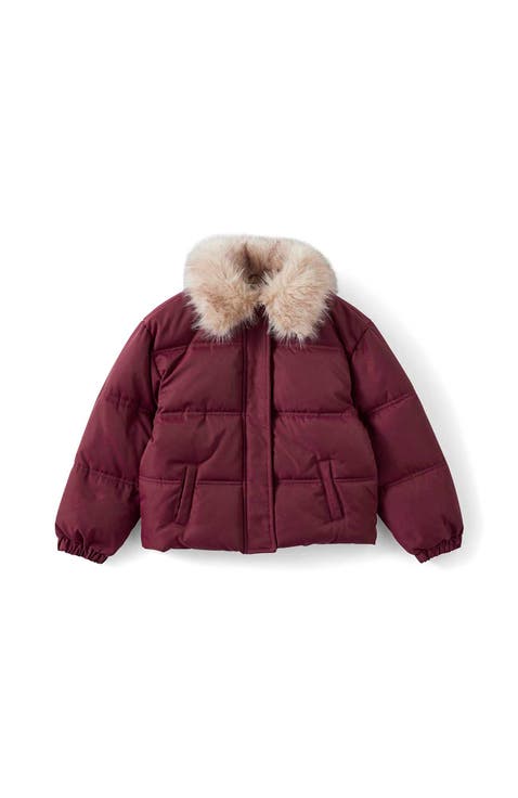 Kid's Fur Puffer Jacket