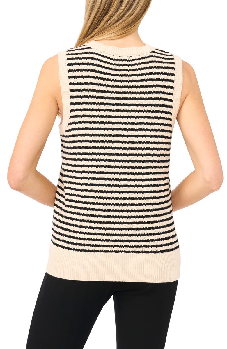 Halogen<sup>®</sup> Stripe Sweater Vest, Alternate, color,