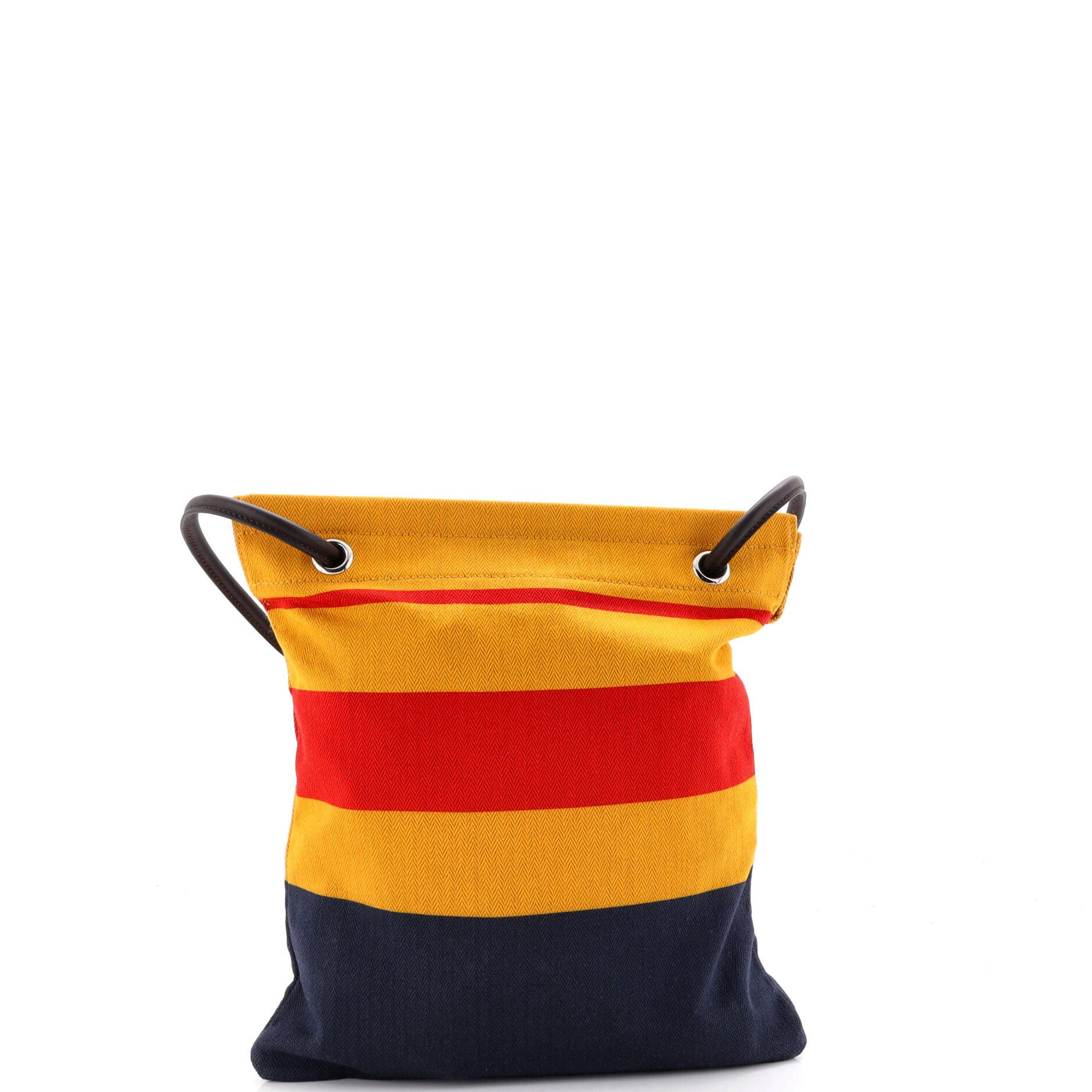 Pre-Owned Hermes Aline Bag Rocabar Canvas MM, Alternate, color, Bleu Nuit