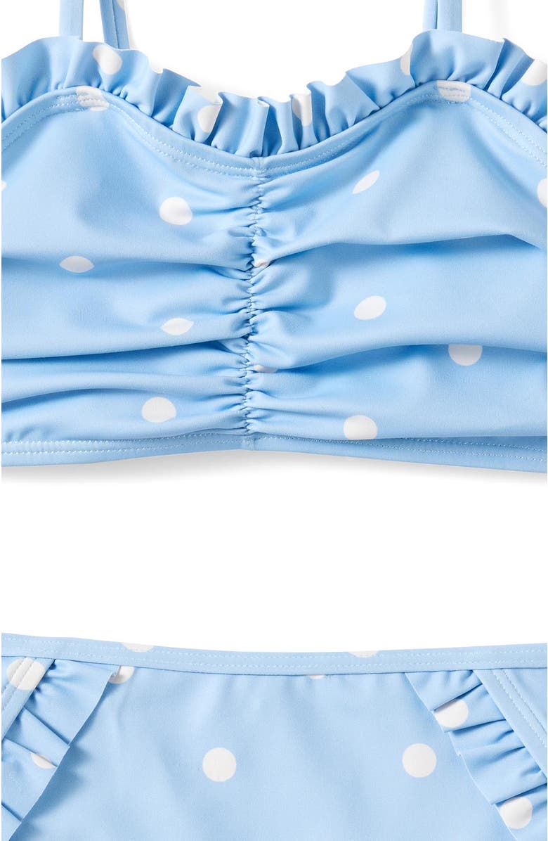 Cotton On Kids Kid's Claire Frill Bikini, Alternate, color, Dawn Blue Vanilla Spot