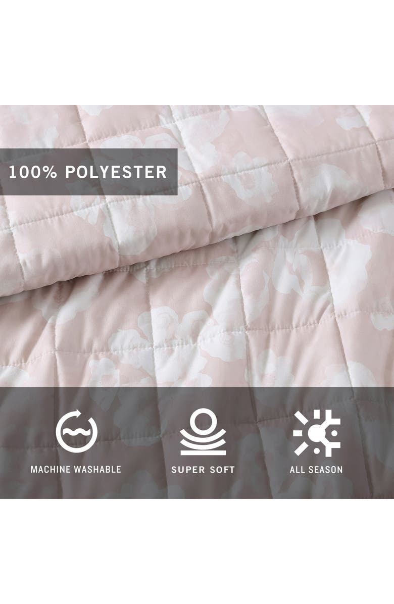 Kenneth Cole New York Madison Floral Quilt & Sham Set, Alternate, color, 