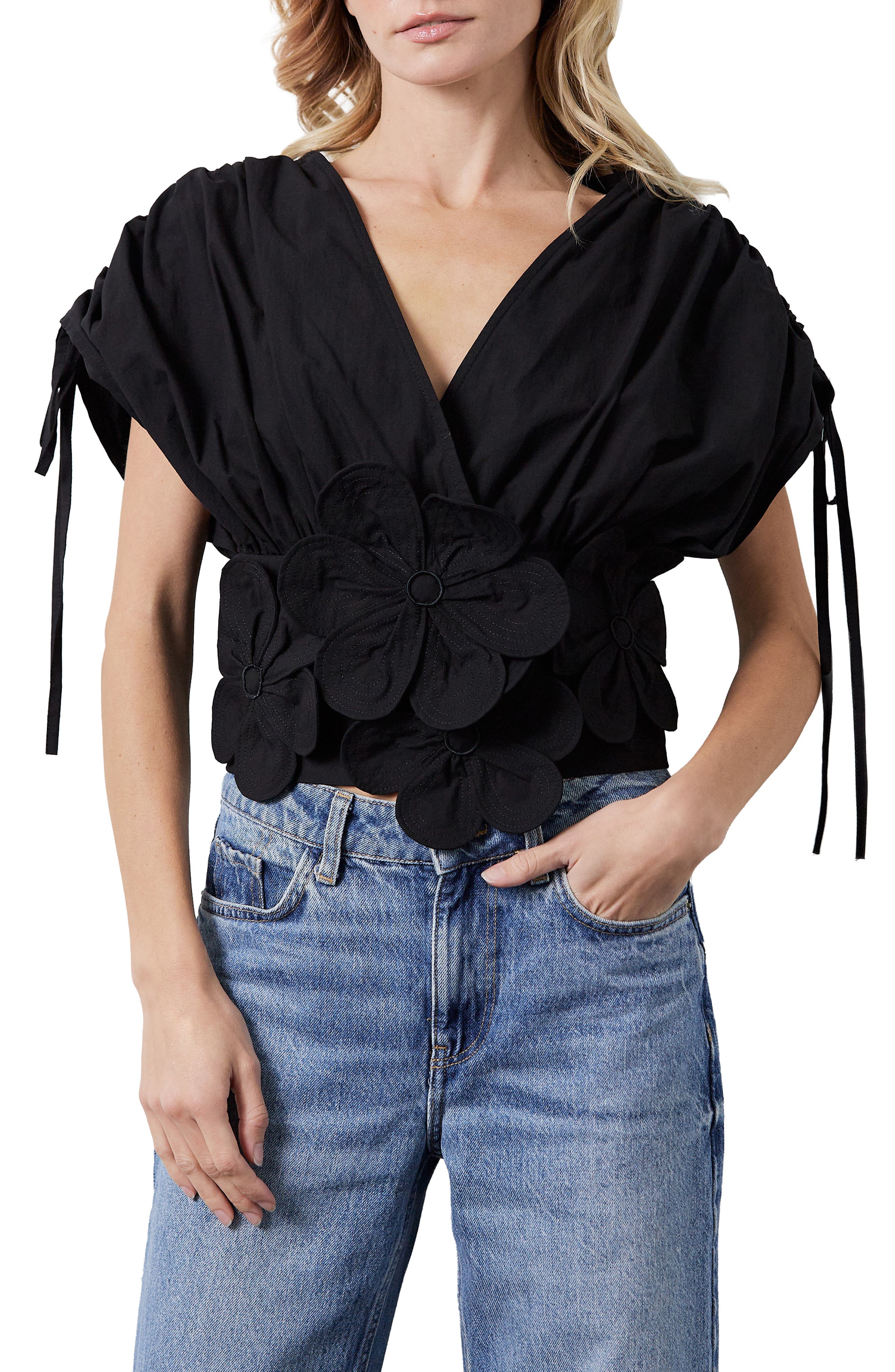 CIEBON Dielle Tie Cotton Top