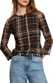 Sanctuary Print Mesh Top