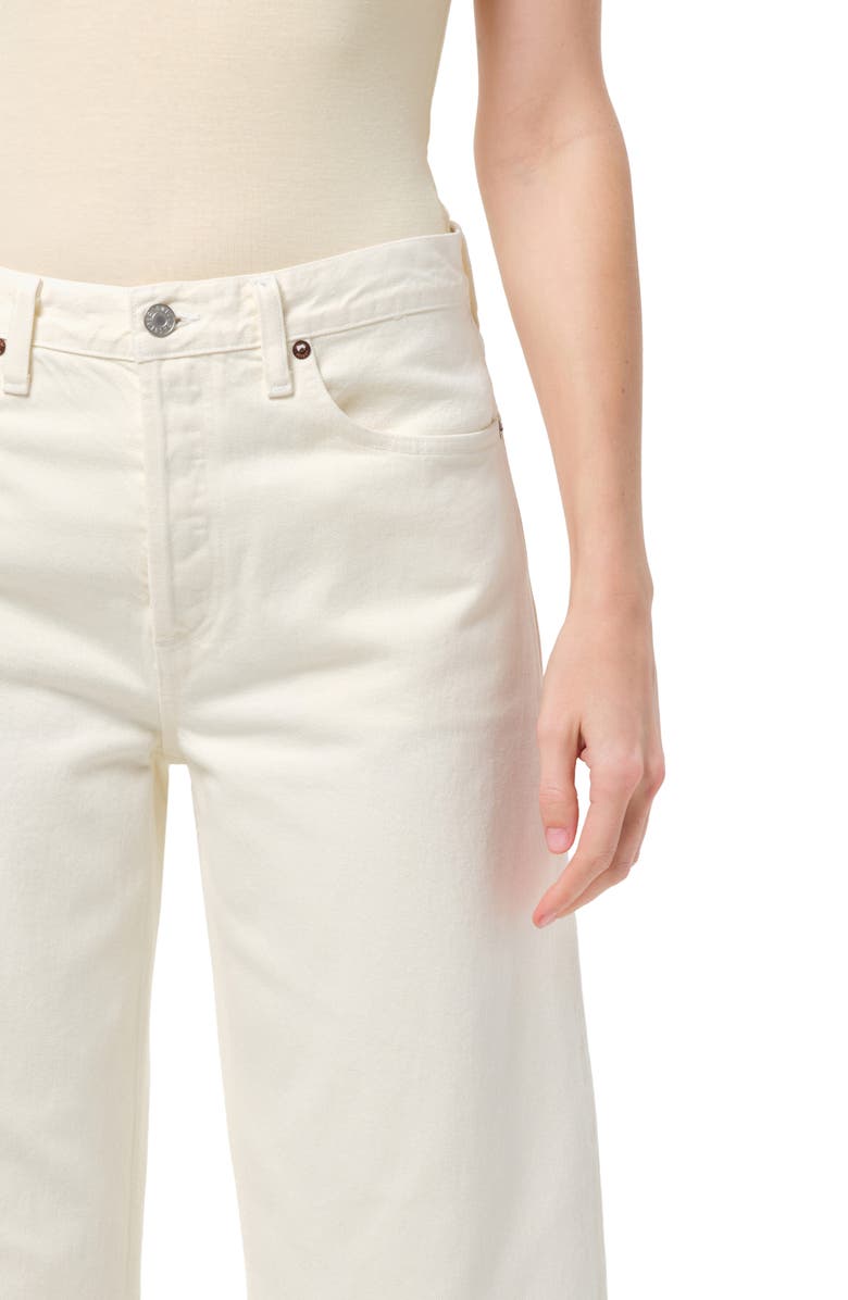 AGOLDE Arc Loose Wide Leg Jeans, Alternate, color, Solar Lightt Yellow