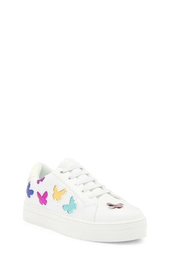 KURT GEIGER KURT GEIGER LONDON KIDS' MINI LANE BUTTERFLY SNEAKER